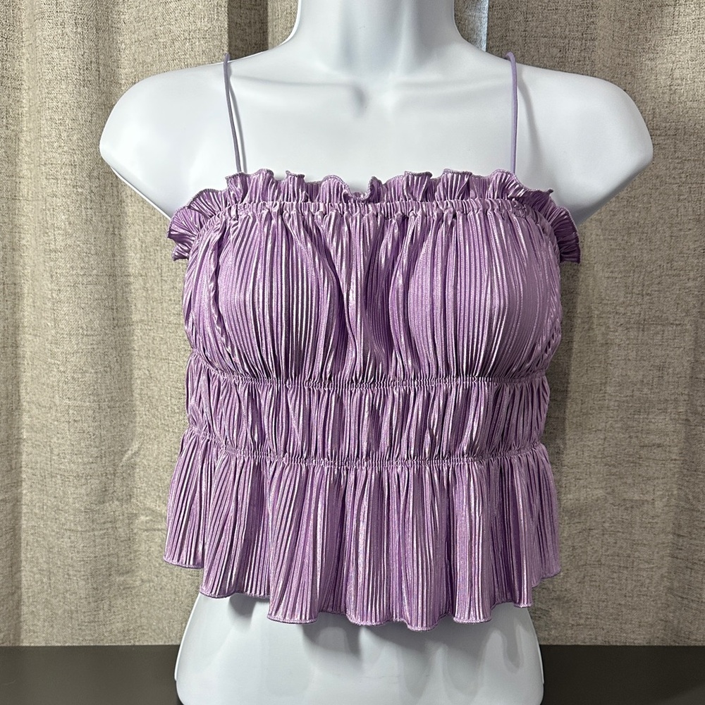 Lavender Crop Top